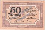 Notgeld De 50 Pf. Barby , Notgeld 50 Pfennig Schein in kfr. Tieste 0320.10.01 , Sachsen o.D. -