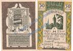 Notgeld De 50 Pf. Nr.6 Recklinghausen , Notgeld 50 Pfennig Schein Nr.6 in kfr. M-G 1103.1.a , NRW 1921 -
