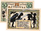 Notgeld De 50 Pf. Nr.2 Rehburg , Notgeld 50 Pfennig Schein Nr.2 in kfr. M-G 1107.1 , Niedersachsen 1921 -