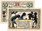 Notgeld De 50 Pf. Nr.3 Rehburg , Notgeld 50 Pfennig Schein Nr.3 in kfr. M-G 1107.1 , Niedersachsen 1921 -