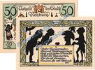 Notgeld De 50 Pf. Nr.6 Rehburg , Notgeld 50 Pfennig Schein Nr.6 in kfr. M-G 1107.1 , Niedersachsen 1921 -