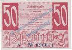Alliierte Besatzung RF 50 Pf. Banknote , 50 Pfennig Schein in kfr. FBZ-9, Ros.216, P.1009 , 1947 Alliierte Bes -