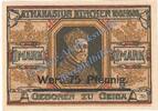 Notgeld De 1 Mk. Nr.1 Geisa , Notgeld 1 Mark Nr.1 -Überdruck- in kfr. M-G 413.2.b , Thüringen 1921 -