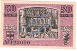 Notgeld De 50 Pf. -B- Freiburg , Notgeld 50 Pfennig Scheine -B- in kfr. Tieste 1955.05.16 , Baden 1920 -
