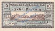 Notgeld DE 10 Pf. Finsterwalde , Notgeld 10 Pfennig Scheine in kfr. Tieste 1870.05.06 , BBG 1919 -
