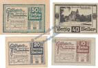 Notgeld AT 4 Scheine kpl. Haidershofen , Notgeld Set mit 4 Scheinen in kfr. K-K 335... Oberösterreich o.D. -