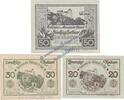 Notgeld AT 3 Scheine kpl. Klaus , Notgeld Set mit 3 Scheinen -2.Aufl- in kfr. K-K 454.II.h , OOE o.D. -