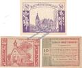 Notgeld AT 3 Scheine kpl. Niederneukirchen , Notgeld Set mit 3 Scheinen in kfr. K-K 670.I.a , OOE 1920 -