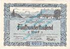 Großnotgeld 500.000 Mk. Leutkirch , Notgeld 500.000 Mark Schein in kfr. Keller 3241.b , Württemberg 1923 -