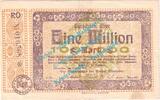 Großnotgeld Inflation 1 Mio. Mk. Ahrweiler , Notgeld 1 Million Mark -Stempel- in gbr. Keller 28.a Rheinland 1923 -