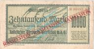 Großnotgeld 1922 10.000 Mk. Neuwied - Rasselstein , Notgeld 10.000 Mark -Ü-Druck- in gbr. Müller 3310.6 RHL -