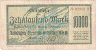 Großnotgeld 1922 10.000 Mk. Neuwied - Rasselstein , Notgeld 10.000 Mark Schein in gbr. Müller 3310.5 , RHL -