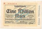 Großnotgeld Inflation DE 1 Mio. Mk. Neuwied - Rasselstein , Notgeld 1 Million Mark Schein in gbr. Keller 3907.f RhL -