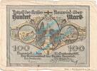 Großnotgeld 1922 100 Mk. Neuwied , Notgeld 100 Mark Schein in S-gbr. Müller 3307.4.b , Rheinland 1922 -