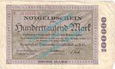 Inflation DE 100.000 Mk. Neuwied - Rasselstein , Notgeld 100.000 Mark Schein in gbr. Keller 3907.c , RHL -
