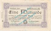 Großnotgeld Inflation DE 1 Mia. Mk. Honnef , Notgeld 1 Milliarde Mark Schein in gbr. Keller 2443.r , Rheinland 1923 -