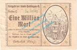 Inflation DE 1 Mio. Mk. Hattingen , Notgeld 1 Million Mark Schein in gbr. Keller 2265.a , Westfalen 1923 -