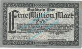Inflation DE 1 Mio. Mk. Siegburg , Notgeld 1 Million Mark Schein in L-gbr. Keller 4777.b Rheinland 1923 -