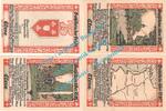Notgeld DE 4 Scheine kpl. Cleve , Notgeld Set mit 4 Scheinen in kfr. M-G 231.2 , Westfalen von 1921 -