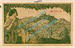 Großnotgeld 1918 50 Mk. Eisenach , Notgeld 50 Mark Schein in kfr.E Geiger 121.04 , Thüringen von 1918 -