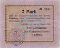 Notgeld 1914/15 2 Mk. Schildberg , Notgeld 2 Mark Schein in gbr. Diessner 355.3 , Posen von 1914 -