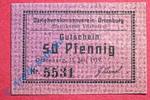 Notgeld Notgeld Ortenburg Vilshofen , Schein über 50 Pfennig , Tieste 5420.58 , von 1919 , Bayern Verkehrsausgabe -
