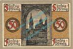 Notgeld DE 50 Pf. Passau , Notgeld 50 Pfennig Schein in kfr. Tieste 5515.05.001 , Sachsen von 1918 -
