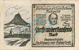 Inflation DE 500.000 Mk. Hechingen und Haigerloch , Banknote 500.000 Mark Schein in gbr. Keller 2277.a , -