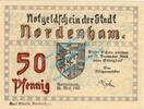 Notgeld DE 50 Pf. Nr.2 Nordenham , Notgeld 50 Pfennig -16 mm- Nr.2 in kfr. M-G 982.2.a , Niedersachsen -