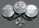 Russland / Russia 3 x 1/2 Kopeke Russland - Russia , 3 x 1/2 Kopeke + EK 1914-15 -als Anstecknadel- 1912 bis 1915 -
