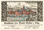 Notgeld DE 50 Pf. Mölln , Notgeld 50 Pfennig Schein in kfr-unc 4605.30.05 , Schleswig o.D. -