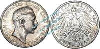Preussen 2 Mk. Silbersmünze Preussen , 2 Mark Stück -Wilhelm II- von 1907 A , J.102 -0586- -