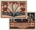 Serienscheine DE 2 Scheine kpl. Aschersleben , Notgeld Set mit 2 Scheinen in kfr. M-G 49.2 , Sachsen Anhalt 1921 -