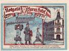 Serienscheine DE 50 Pf. Neumünster , Notgeld 50 Pfennig Schein unc-kfr. M-G 954.1 , Schleswig Holstein -