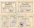 Inflation 1923 DE 5 Scheine kpl. Borkum , Banknoten Set -D- 5 Scheine -1 bis 20 Milliarden- gbr. Keller 535... -