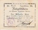 Inflation 1923 DE 3 Mia. Mk. Borkum , Banknote 3 Milliarden Mark -B- L-gbr. Keller 535... Niedersachsen 1923 -