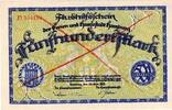 Inflation 1918-22 DE 500 Mk. Hamburg , Banknote 500 Mark Schein unc-kfr. Müller 1975.2.a , Hamburg von 1922 -