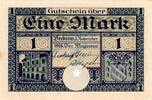 Großnotgeld 1918 1 Mk. --MUSTER-- Beckum , Banknote 1 Mark --Muster-- Schein unc-kfr. Geiger 035... Westfalen 1918 -