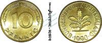 BRD 10 Pf. Kursmünze Bundesrepublik Deutschland , 10 Pfennig Stück 1990 A , J.383 -0599- -