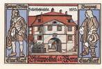 Serienscheine DE 1 Mk. Nr.3 Philippsthal , Notgeld 1 Mark Schein Nr.3 unc-kfr. M-G 1058.1 , Hessen von 1921 -