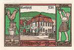 Serienscheine DE 1 Mk. Nr.4 Philippsthal , Notgeld 1 Mark Schein Nr.4 unc-kfr. M-G 1058.1 , Hessen von 1921 -