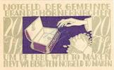 Serienscheine DE 20 Pf. Brande , Notgeld 20 Pfennig Schein unc-kfr. M-G 152.2 , Schleswig Holstein o.D. -