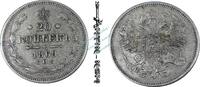 Russland 20 Kopeken Russland Kaiserreich , 20 Kopeken von 1869 -Alexander II- s-ss , Y.22.a.1 -0154- -