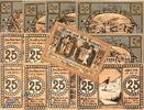 Serienscheine DE 13 Scheine kpl. Reinerz Bad , Notgeld Set mit 13 Scheinen in kfr. M-G 1111.1 Schlesien von 1921 -