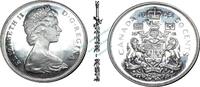 Kanada / Canada 50 Cent Kanada , Silber Münze 50 Cent 1965 --Queen Elisabeth II.-- vz , -0161- -