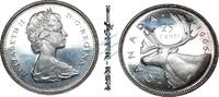 Kanada / Canada 25 Cent Kanada , Silber Münze 25 Cent 1965 --Queen Elisabeth II.-- vz , -0163- -