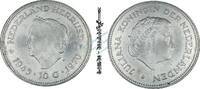 Niederlande 10 Gulden Niederlande , 10 Gulden 1970 -25 Jahre Sieg der Alliierten- KM.362 ss-vz -0166- -