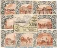 Serienscheine DE 10 Scheine kpl. 10 x Notgeld Gemeinde Oldisleben 1022.1 , Münzer Set mit 10 Scheinen in kfr. -