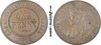 Australien 1 Penny Australien , 1 Penny Münze von 1912 H --King George V-- ss-vz , -0197- -