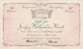 Inflation 1923 DE 50 Mia. Mk. Ludwigsburg , Banknote 50 Milliarden Mark Schein L-gbr. Keller 3327.d , WÜR -